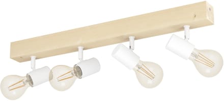 EGLO Townshend 3 Spot - E27 - 63 cm - Bruin|Wit