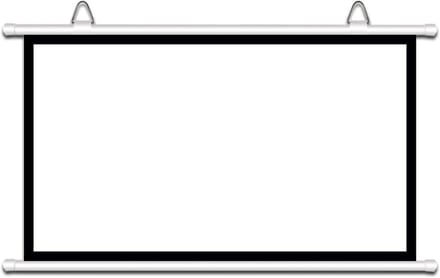 Projectiescherm - Filmscherm Beamerdoek - Thuisbioscoop Film - HD Kwaliteit Roll-down - 30-72 inch - Wit