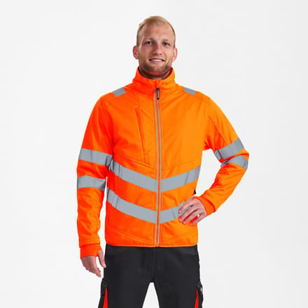 Engel Safety softshell jack 1158-237 - Hi-vis Orange - M