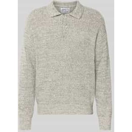 Loose fit gebreide pullover met katoen en wol