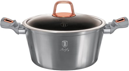 Berlinger Haus Braadpan Moonlight 28 Cm Aluminium Grijs