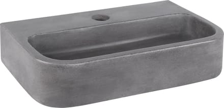 Differnz Ovale - Fontein beton donkergrijs - 38 x 24 x 8 cm