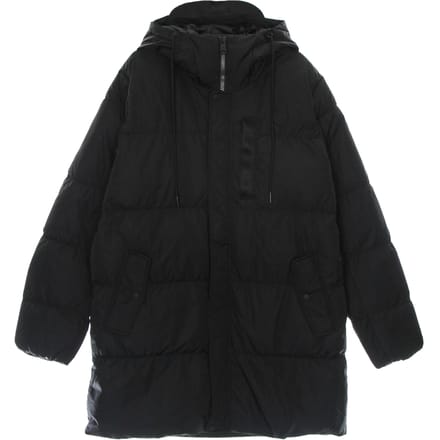 Essential Statement Down Parka lange donsjas voor heren, zwart