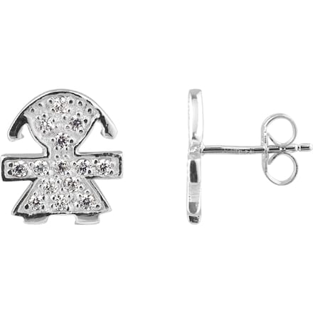 Zilver 925 Garr Oorbellen - Meisje