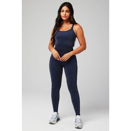 Fabletics Seamless Lurex Jumpsuit Deep Navy Sparkle Taglia: M REG | Tute Outlet | Donna | Blu