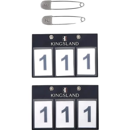 Kingsland Startnummers Kingsland 2-pack Donkerblauw