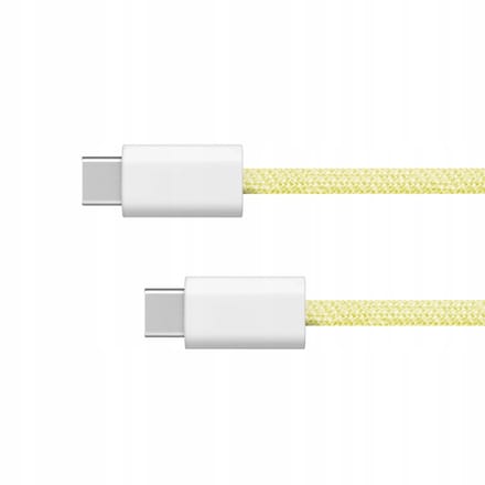 Kruger&Matz USB-C naar USB-C Kabel 1m Geel - 60W