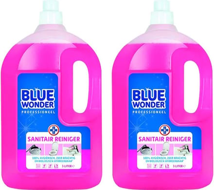 Blue Wonder Professioneel Sanitair-reiniger Dop - 2 stuks + gratis KD Spons
