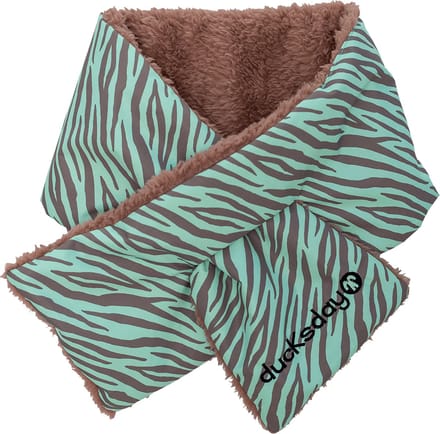 Ducksday- Sjaal - Baby - Peuter - Munt - Beige - Okapi - Small - Fleece gevoerd – Handig  – warm