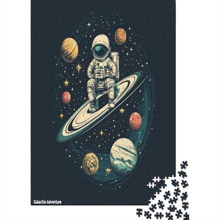 Ruimte Puzzel - Volwassen Legpuzzel - Ontspanning Thuis - Hoge Resolutie Print - 75 x 50 cm