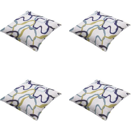 Madison - Sierkussen Blaze - Multikleur - 50x50x10cm - Set van 4