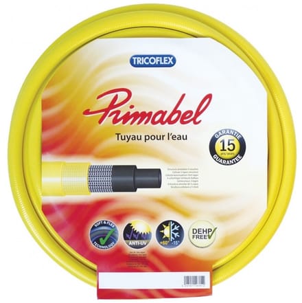 meerlaagse flexibele tuinslang d25 mm x 50 m - geel - tricoflex - 194271