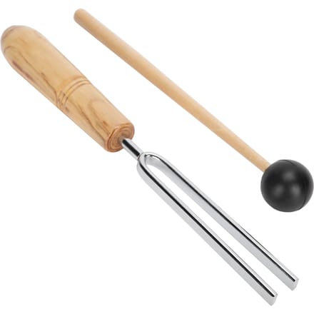 256Hz Stemvork met Houten Hamer voor Fysisch Experiment Leren Zenuwtest beige
