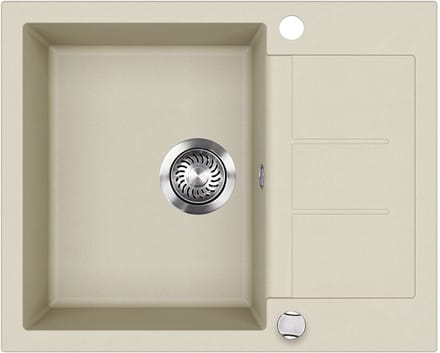 Bergström Rom Spoelbak – 62 x 50 cm Beige