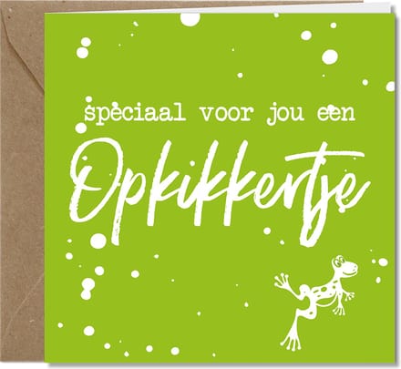 Tallies Cards - Opkikkertje - Color & White wenskaarten