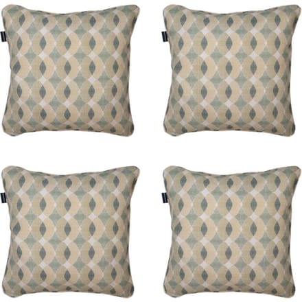 Madison - Sierkussen Rae - Groen - 50x50x10cm - Set van 4