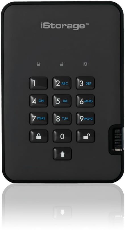 iStorage diskAshur 2 - externe harde schijf - 5000 GB - Cijfercode - Zwart