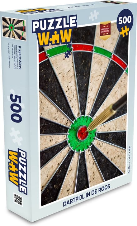 Puzzel Dartpijl in de roos - Legpuzzel - Puzzel 500 stukjes