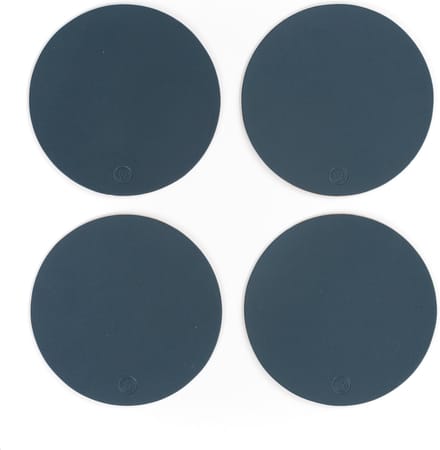 Vacavaliente - Onderzetter - Set 4 stuks - Petrol Blauw - 10cm