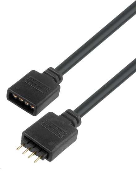 Verlengkabel LED Strip - 4-pins connector - Verlichting uitbreiden - 2 meter lengte - 200 cm - Zwart