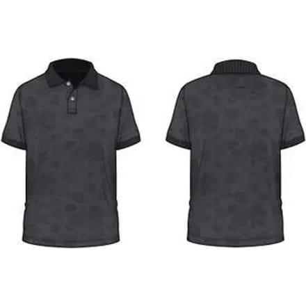 Guess All Over Jacquaurd groen poloshirt