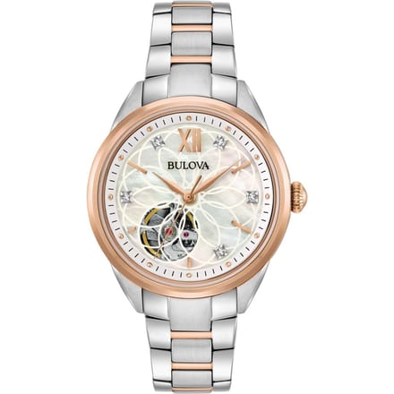 Bulova New Automatic 98P170 Horloge - Staal - Multi - Ø 34 mm