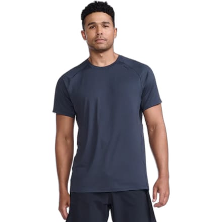 2xu Motion T-shirt Met Korte Mouwen Blauw S Man