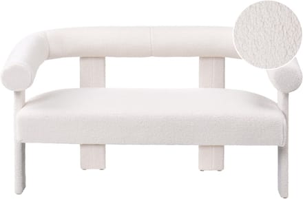 ILBRO - Tweezitsbank - Gebroken wit - Bouclé