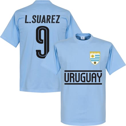 Uruguay L. Suarez 9 Team T-Shirt - S