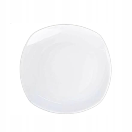 Wilmax Wit Porseleinen Dinerbord 24,5x24,5 cm - Stijlvol & Duurzaam