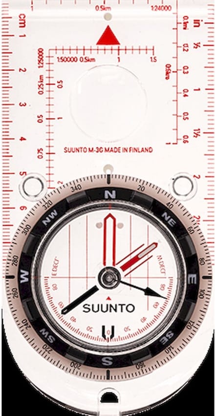 SUUNTO M-3 Plaatkompas Global - Transparant