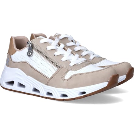 Rieker Sport Sneakers - Dames - Beige - Maat:41