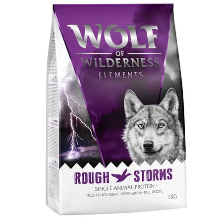 1kg Rough Storms Eend Wolf of Wilderness Hondenvoer