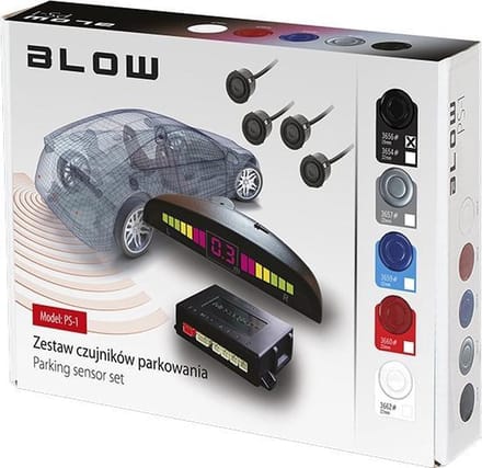 Parkeer Sensoren - 19mm 12 Volt - Zwart - Set van 4
