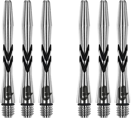 Dartpijlen Stengels Aluminium V-Groove - Professionele Grip en Balans