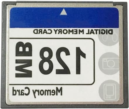 Geheugenkaart - Compact Flash - Data Opslag - Compacte Flitser - 128MB - Zwart