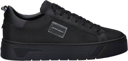 Antony Morato Metal Bold heren sneaker - Zwart zwart - Maat 40