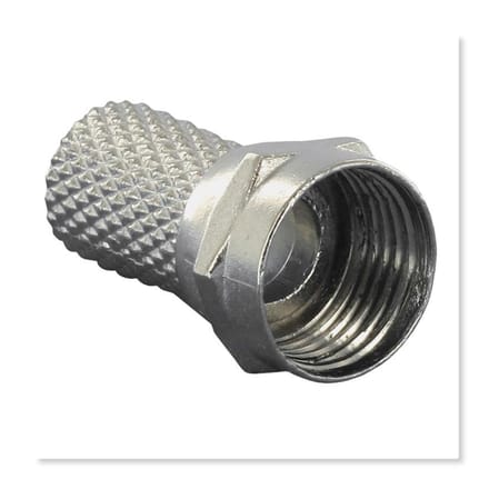 QL coax f-wartel 5mm 6 stuks