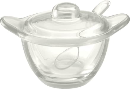 Guzzini Gocce Parmezeaanse kaas/suikerpot met lepel transparant - 0.2Ltr