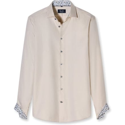 OLYMP Signature Overhemd, Tailored Fit, Signature Kent, Lichtbeige