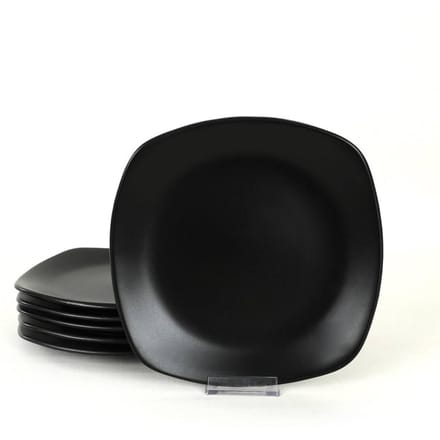 Set van 6 dinerborden Lux keramiek | Hermia