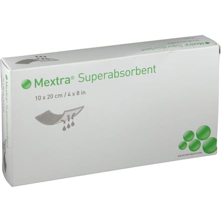 Mextra Superabsorbent Nf 10,0x20,0cm 10 610720