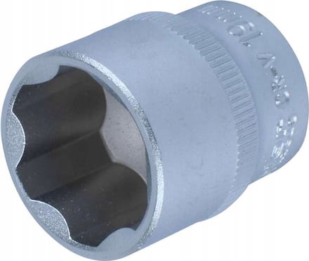 Dopsleutel 3/8", 19 mm, Zeskant, Super-Lock
