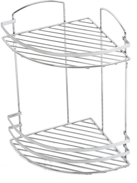 Plieger Solid Doucherek - Hoekplanchet - 2 Laags - Draadmodel - Chroom