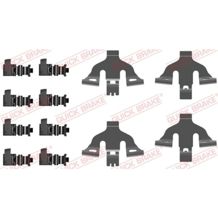 Toebehorenset, schijfremblok QUICK BRAKE 109-0092