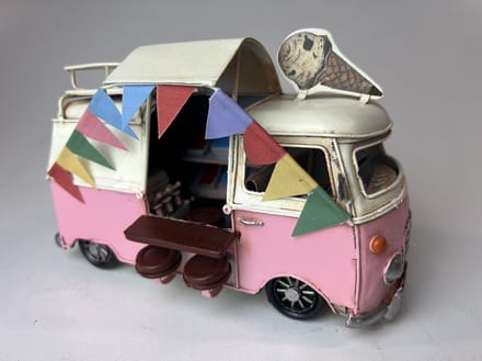 Foodtruck Ice Cream roze