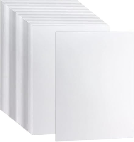 Extra dik wit karton papier A4 250 g/m² voor printer, kopiëren en knutselen - 100 vellen