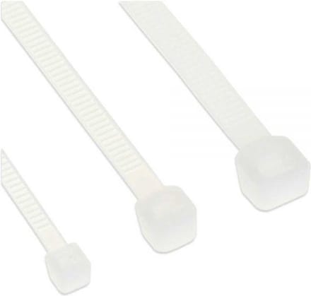 InLine Tie-wraps - 300 x 3,6mm - 100 stuks - Wit