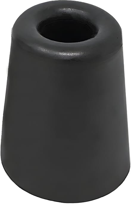 Deurstopper (4 cm diameter, 5 cm hoogte, zwart)