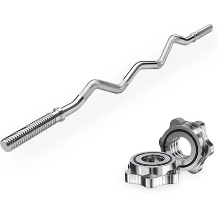 VirtuFit Curlstang - EZ Halterstang - 120 cm - schroef - 30 mm
